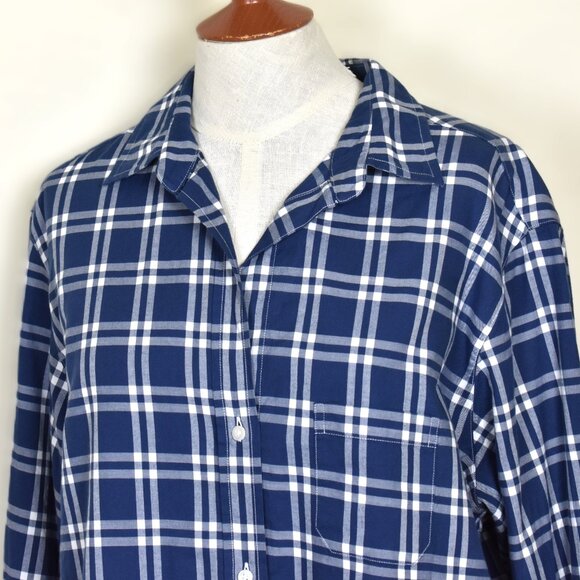 GRAYSON Blouse Bust 46 Inch Long Sleeve 33 Inch Button Down Machine Wash - Picture 2 of 6